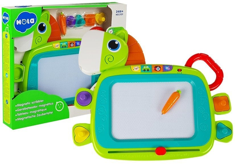 Magnetinė piešimo lenta su spalvomis ir antspaudais