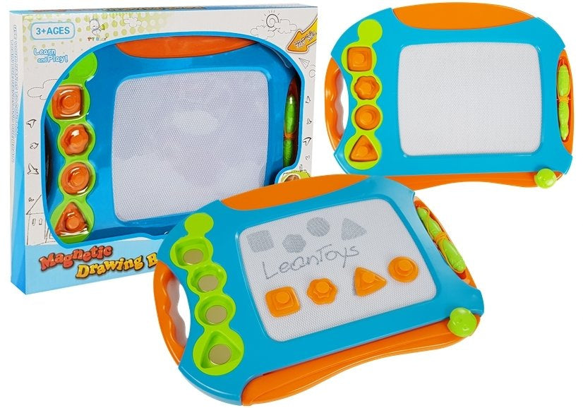 Magnetinė piešimo lenta su antspaudais