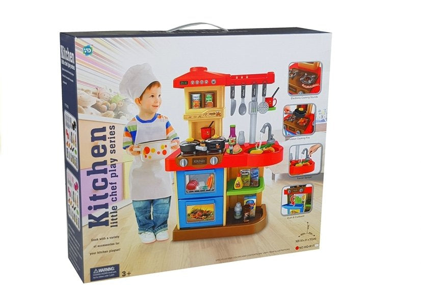 Žaislinė virtuvė vaikams su garsais ir šviesomis