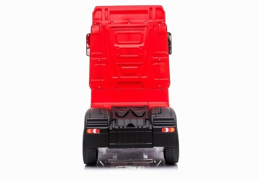 Vaikiškas elektromobilis sunkvežimis Mercedes Actros raudonas