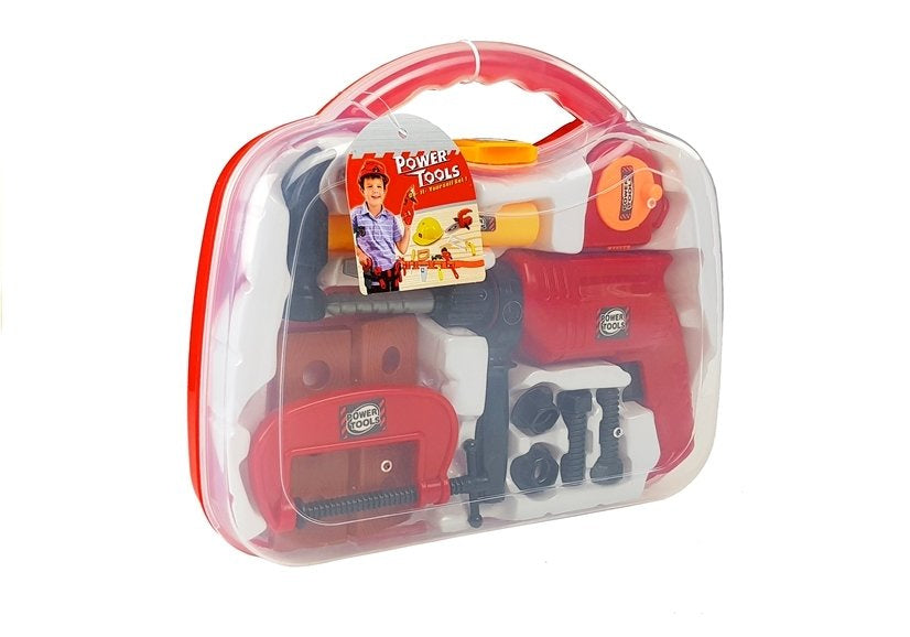 Įrankių rinkinys mažajam meistrui lagamine