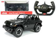 Nuotoliniu būdu valdomas Jeep Wrangler Rubicon visureigis 1:14, juodas