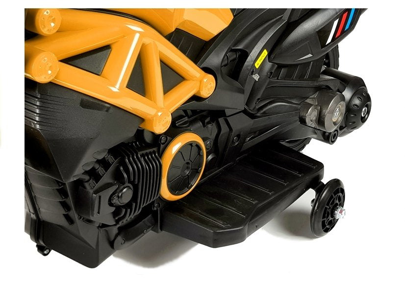 Elektrinis motociklas vaikams GTM1188, geltonas