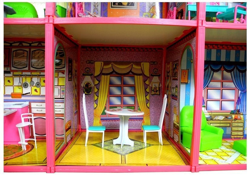 Lėlių namelis – vila, 128 el.