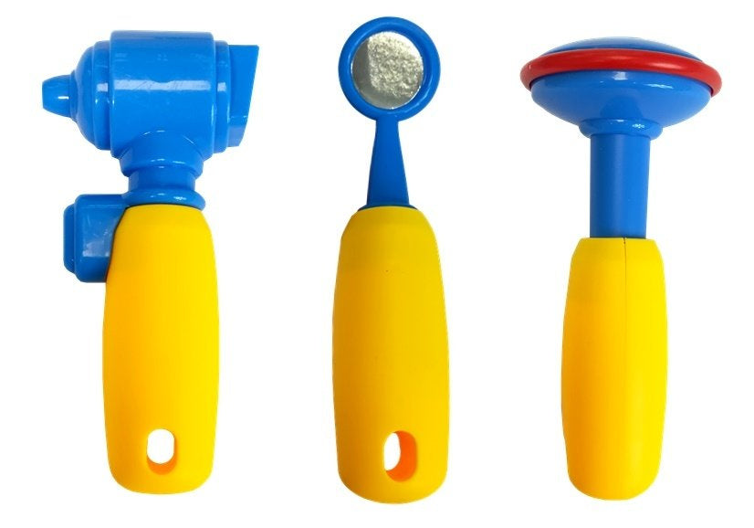 Gydytojo rinkinys su dėklu ir priedais