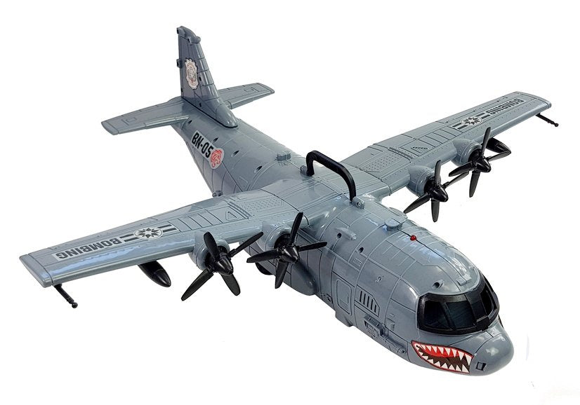 Karinis lėktuvas su šviesos ir garso efektais, 55 cm