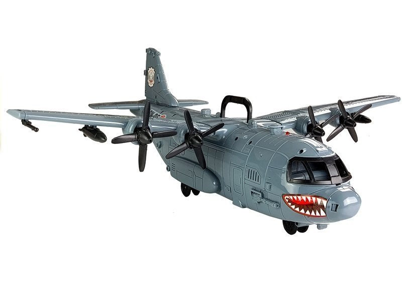 Karinis lėktuvas su šviesos ir garso efektais, 55 cm