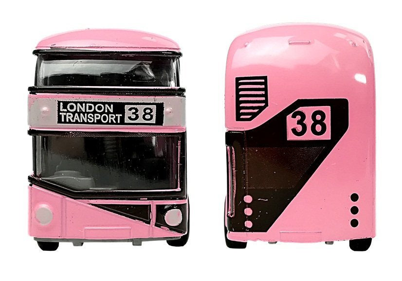 Mažas dviaukštis autobusas,4 spalvos