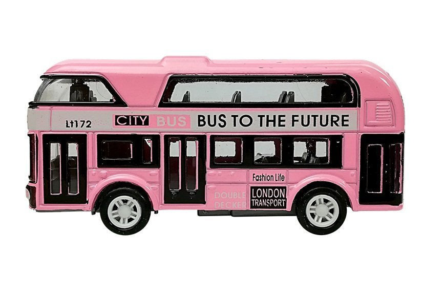 Mažas dviaukštis autobusas,4 spalvos