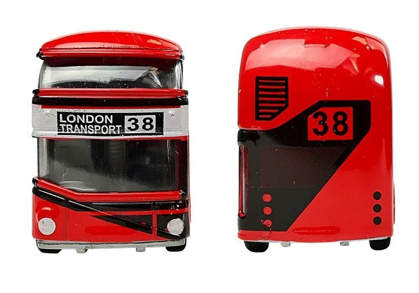 Mažas dviaukštis autobusas,4 spalvos