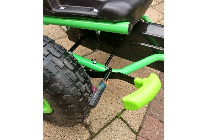 Velomobilis su pedalais Gokart A-15, žalias