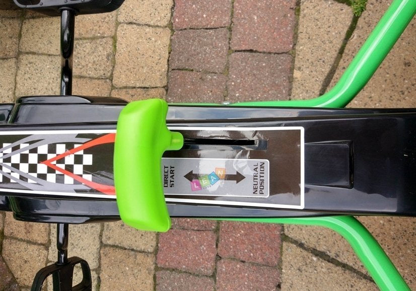 Velomobilis su pedalais Gokart A-15, žalias