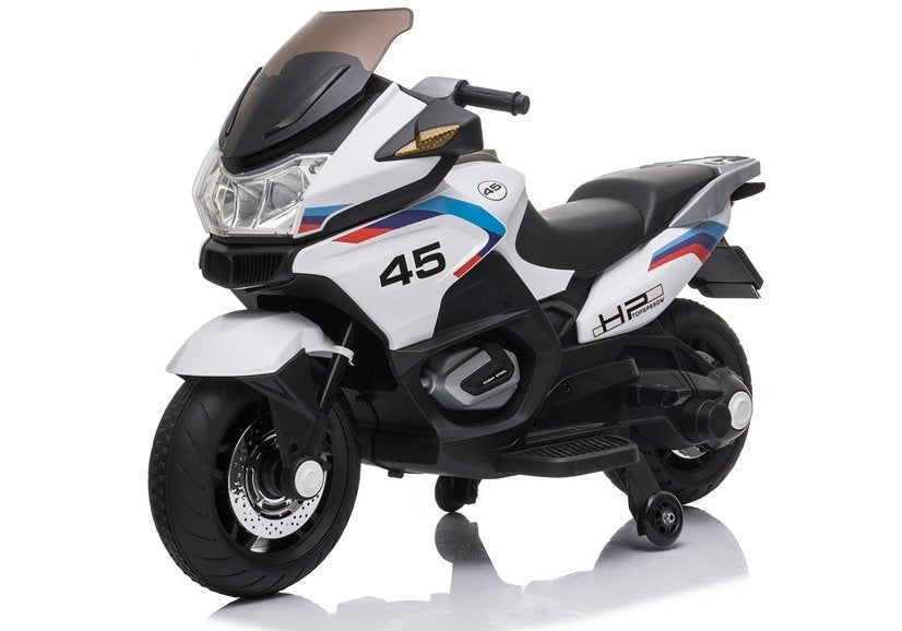Elektrinis motociklas vaikams XMX609, baltas