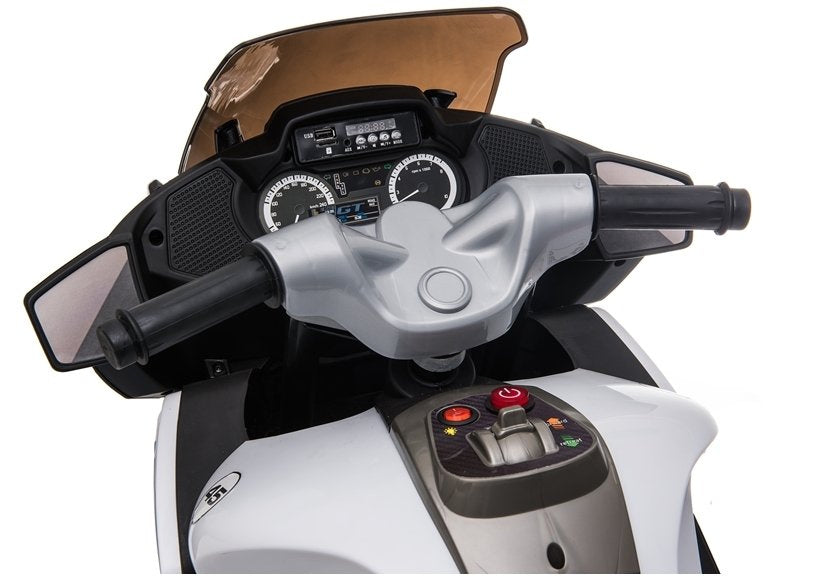 Elektrinis motociklas vaikams XMX609, baltas