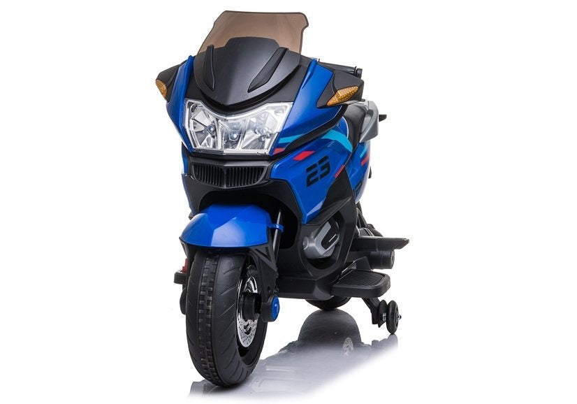 Vaikiškas elektrinis motociklas XMX609, mėlynas