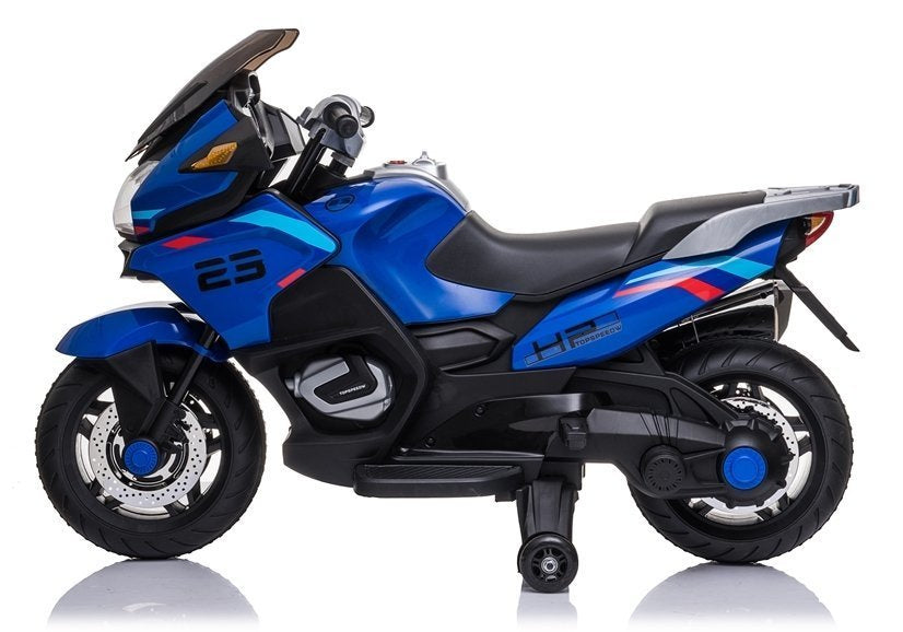 Vaikiškas elektrinis motociklas XMX609, mėlynas