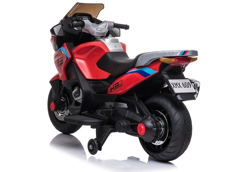 Elektrinis motociklas vaikams XMX609, raudonas