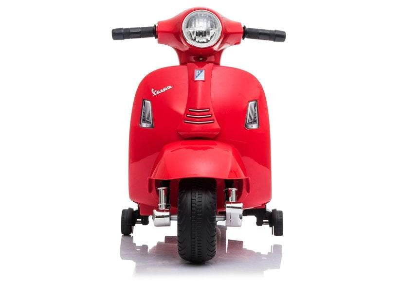 Vaikiškas elektrinis motoroleris Vespa GTS 300 Mini, raudonas