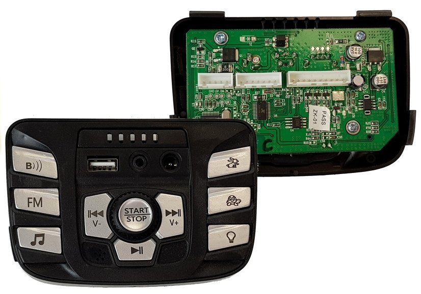 Muzikinis skydelis vaikiškam elektromobiliui S2588