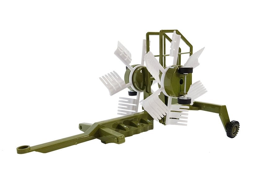 Žaislinis traktorius su priekaba ir priedais