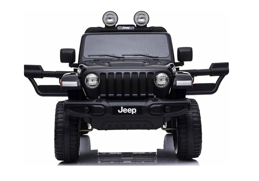 Vienvietis elektrinis džipas vaikams Jeep Rubicon 4x4, juodas