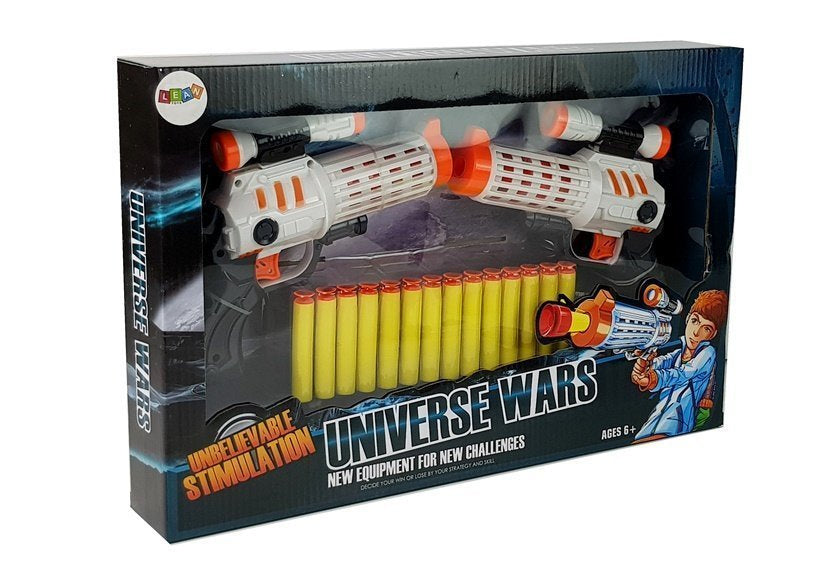 Žaislinis pistoletų rinkinys su kulkomis