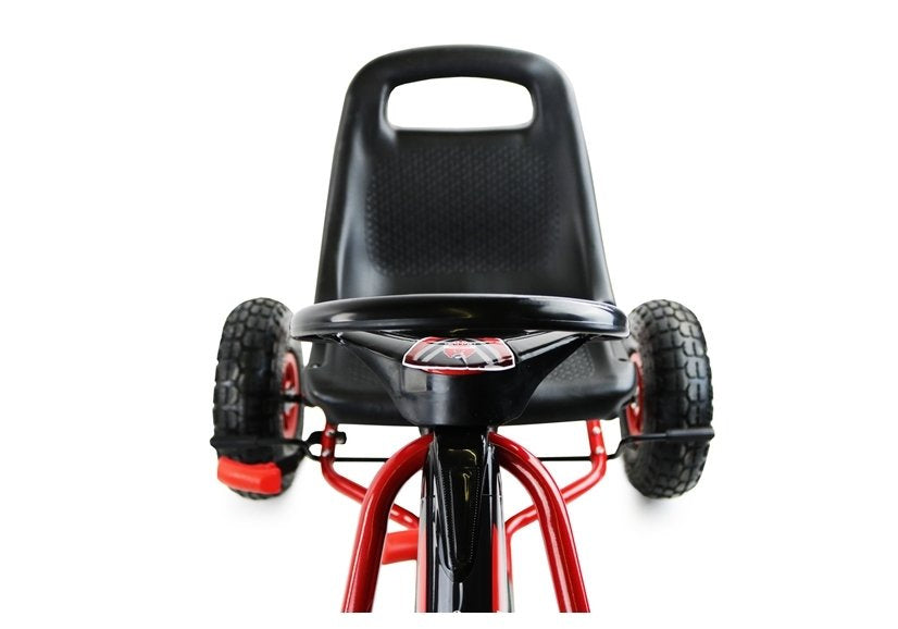 Vaikiškas velomobilis A-15 GO KART, raudonas