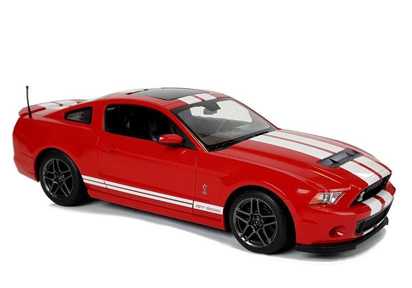 Nuotoliniu būdu valdomas sportinis Ford Shelby Rastar automobilis 1:14, raudonas