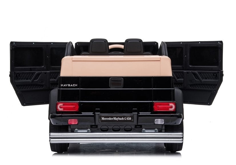Vienvietis elektrinis džipas Mercedes A100, juodas lakuotas