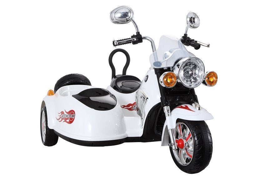 Vaikiškas elektrinis motociklas SX138 baltas