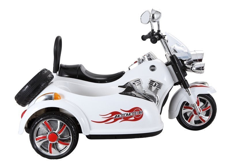 Vaikiškas elektrinis motociklas SX138 baltas