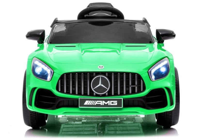 Vienvietis elektromobilis vaikams Mercedes AMG GT R, žalias