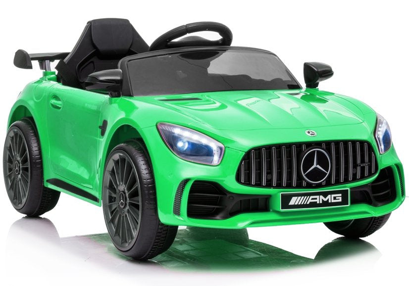 Vienvietis elektromobilis vaikams Mercedes AMG GT R, žalias