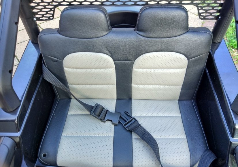 Vienvietis  elektromobilis vaikams JEEP 4x4 S2388 juodas