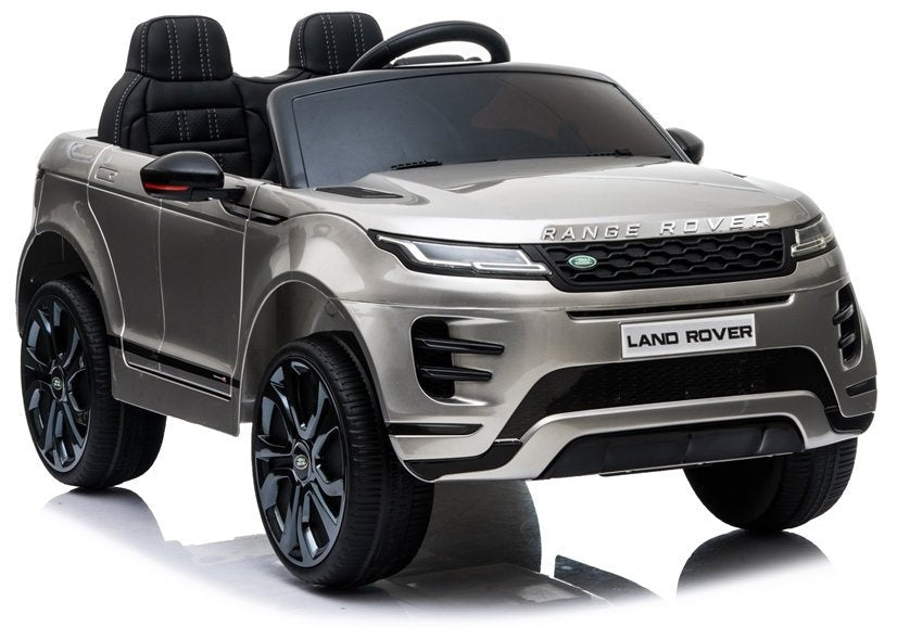 Vienvietis elektrinis džipas vaikams Range Rover Evoque, pilkas lakuotas
