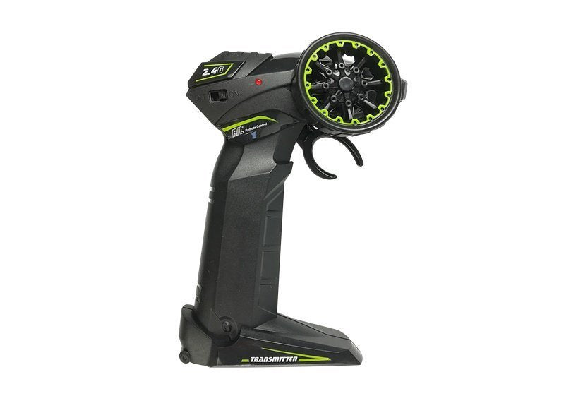 Nuotoliniu būdu valdomas Off-road automobilis, raudonas