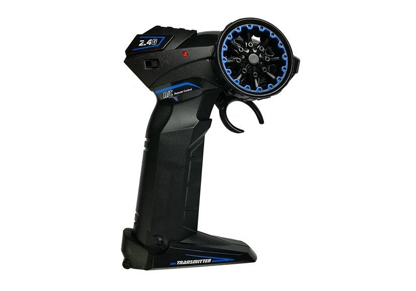 Nuotoliniu būdu valdomas visureigis, žalias