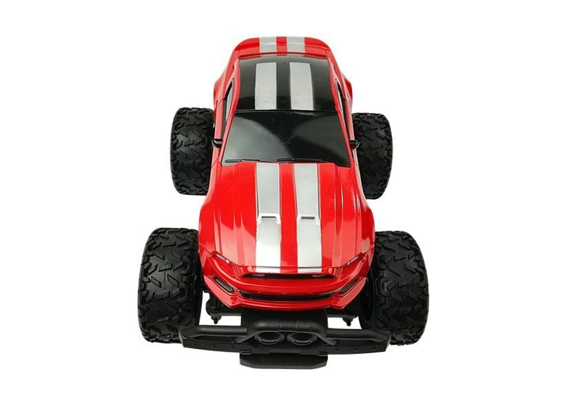 Nuotoliniu būdu valdoma Off-road mašina, raudona