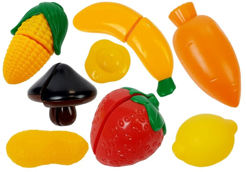 Plastikinių indų rinkinys mažajam virėjui