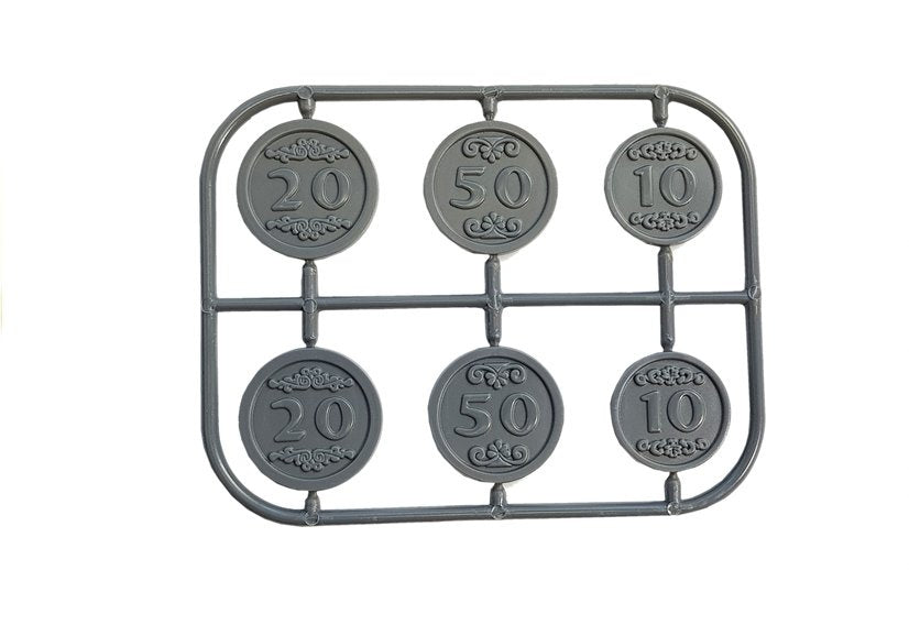 Žaislinis fiskalinis kasos aparatas su priedais, mėlynas