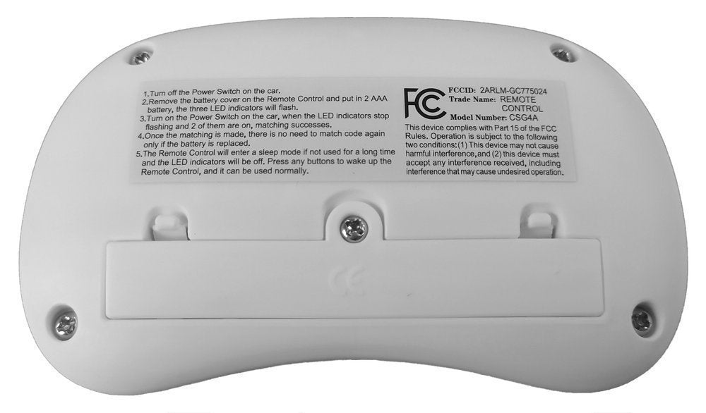 Nuotolinio valdymo pultas vaikiškam elektromobiliui HL1638, HL2788