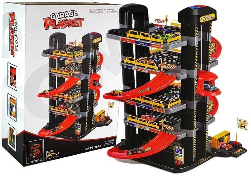 Automobilių stovėjimo aikštelė 5 lygių su  garažu