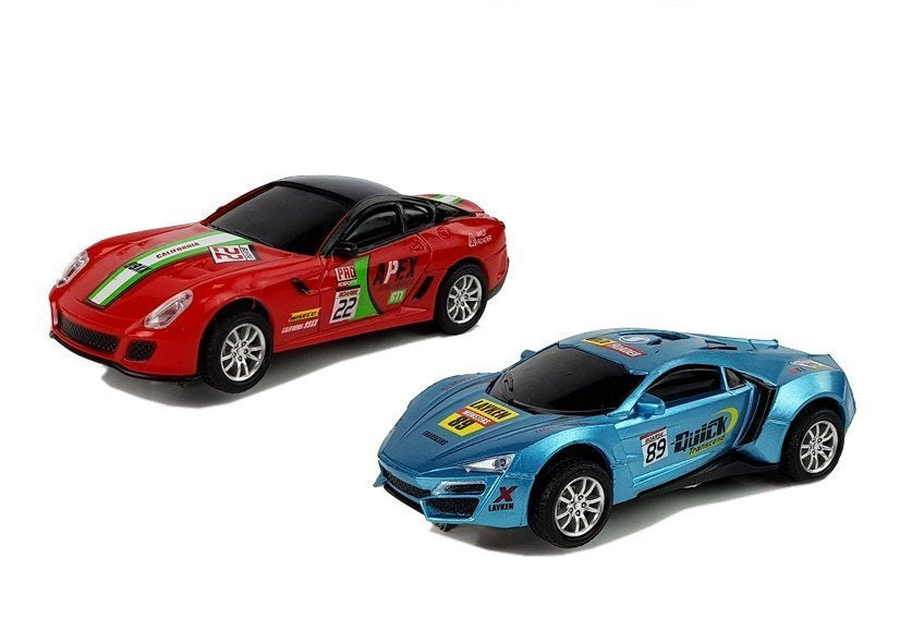 Didelė lenktynių trasa su automobiliais, 7,6m.