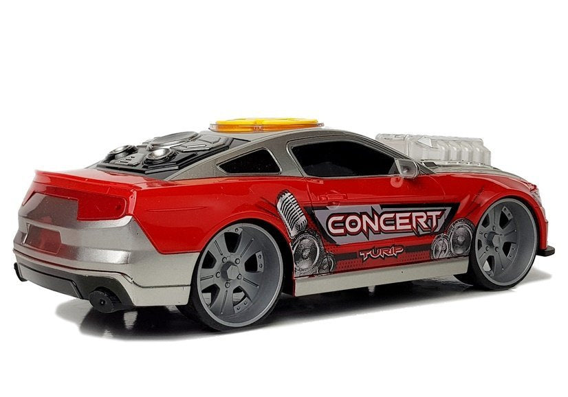 Nuotoliniu būdu valdomas automobilis su šviesos ir muzikos efektais