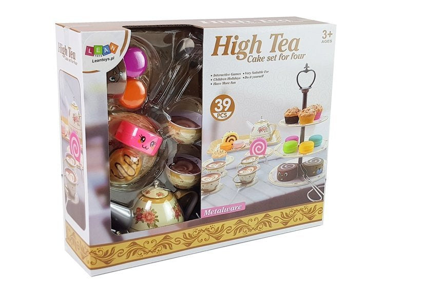 Arbatos gėrimo rinkinys su desertais ir priedais, High Tea