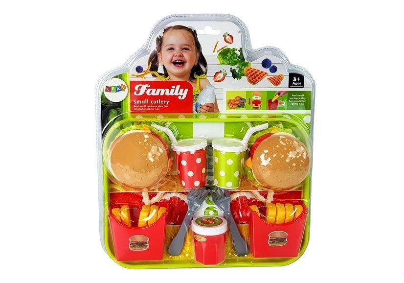 Žaislinis Mėsainių rinkinys su padėklu