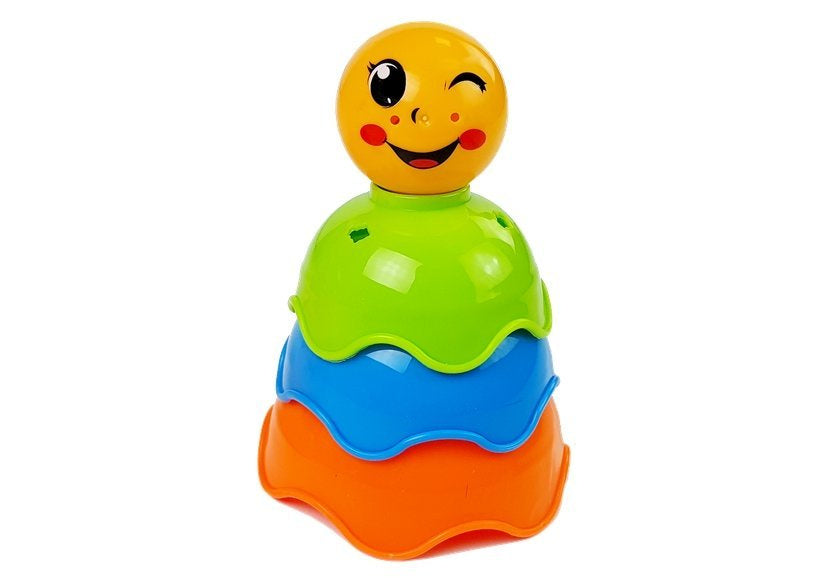 Piramidė iš kriauklių kūdikiams