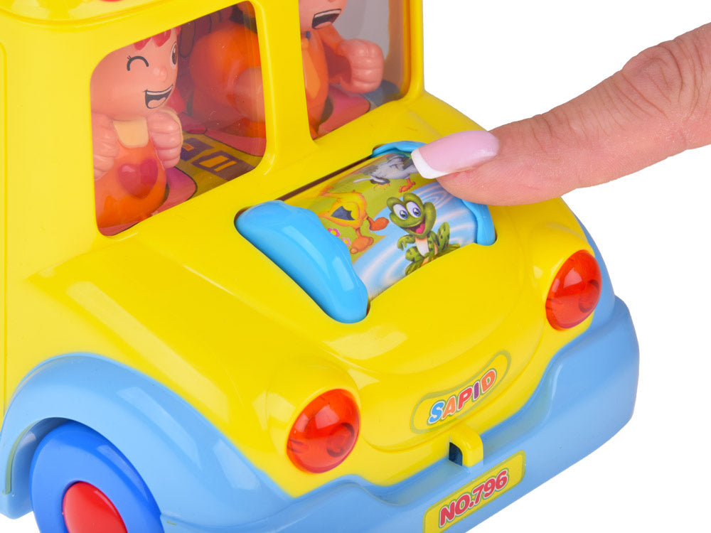 Spalvingas interaktyvus autobusas, Hola