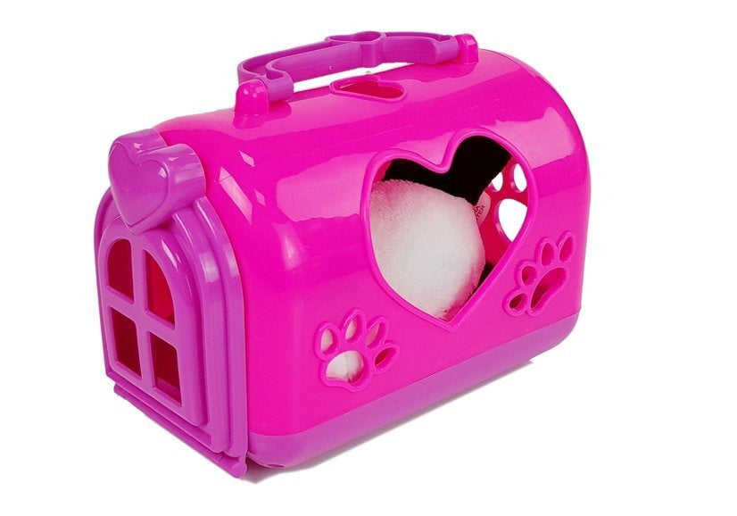 Mažoji pliušinė Panda su kelionių krepšiu