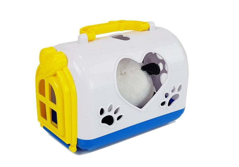 Mažoji pliušinė Panda su kelionių krepšiu